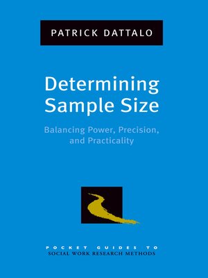 cover image of Determining Sample Size